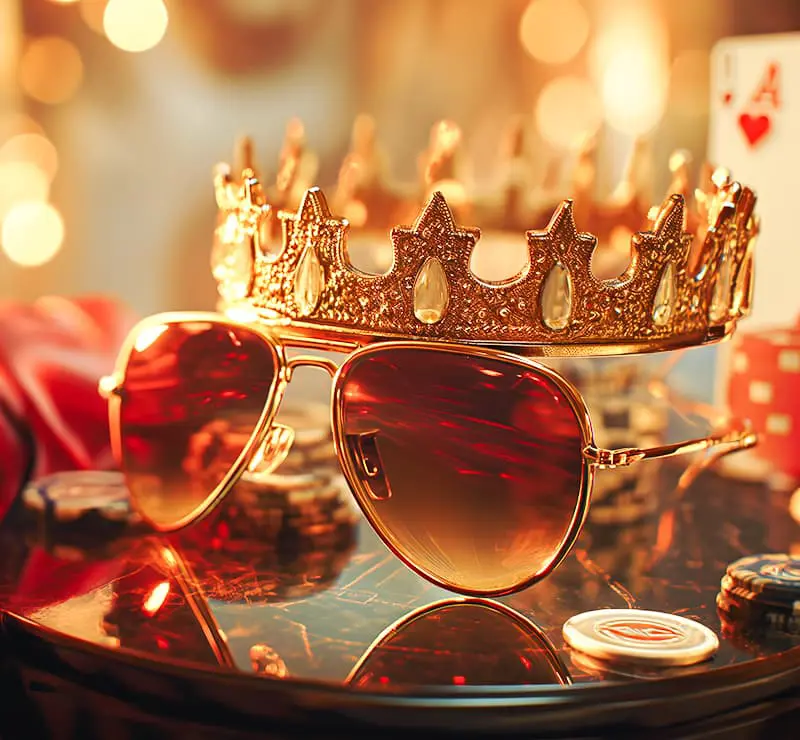 tournaments: crown, sunglasses