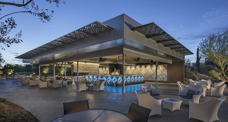 Poolside bars in Scottsdale Arizona